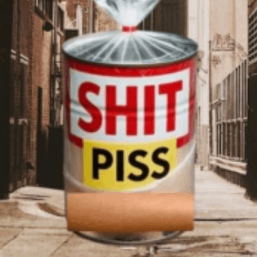 Shit Piss Skin Can
