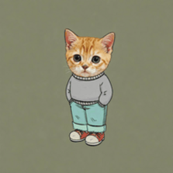 Logo Just a chill cat
